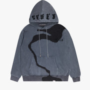 "RIVULET" GREY/BLACK HOODIE