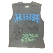VALABASAS TEE “CLEAR VIEWS” VINTAGE GREY