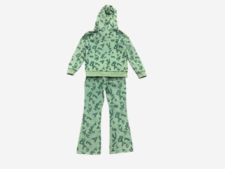 VPLAY KIDS "PULSE" VINTAGE GREEN FLEECE SET