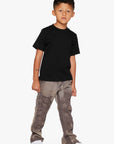 KIDS "V-STARS" BROWN WASHED KIDS