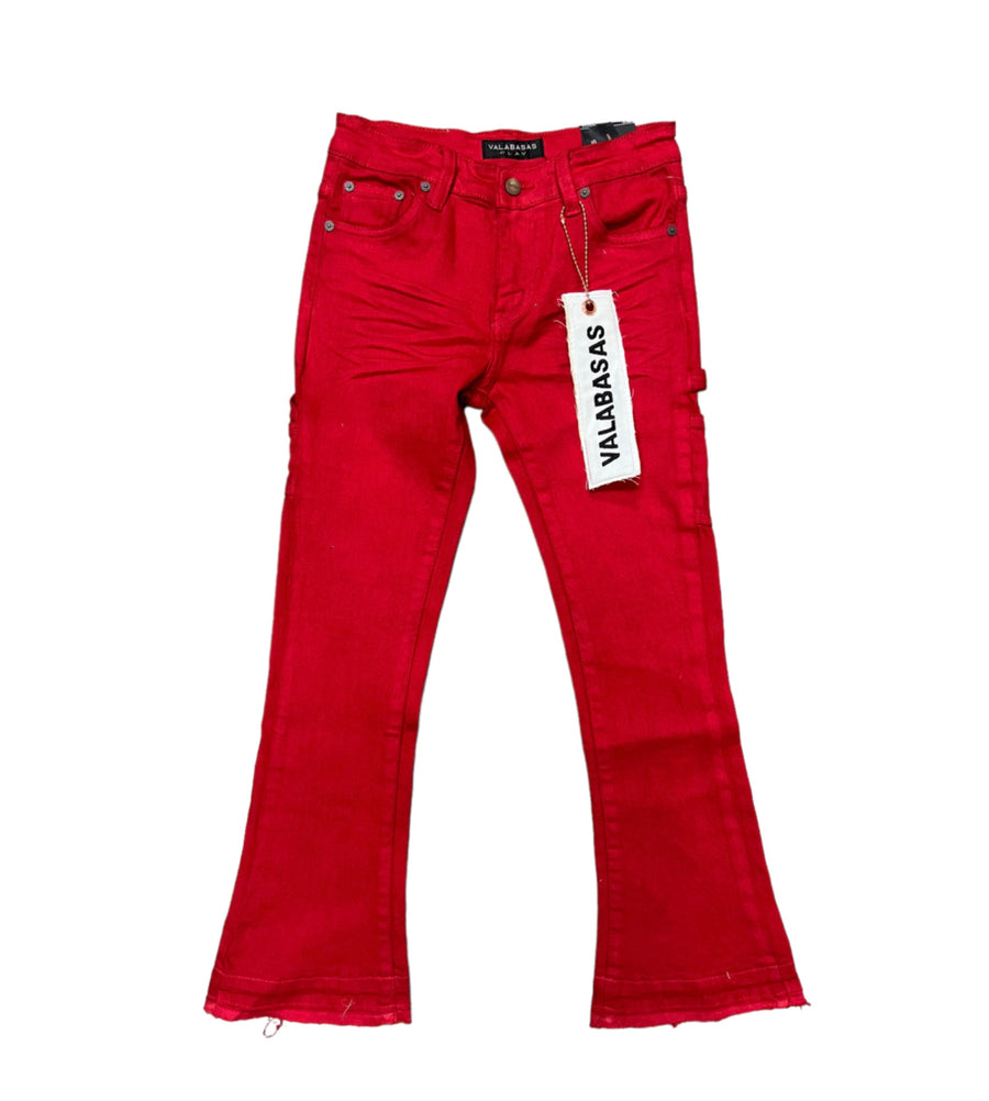 VPLAY KIDS JEANS " JR. EXTENDO" RED