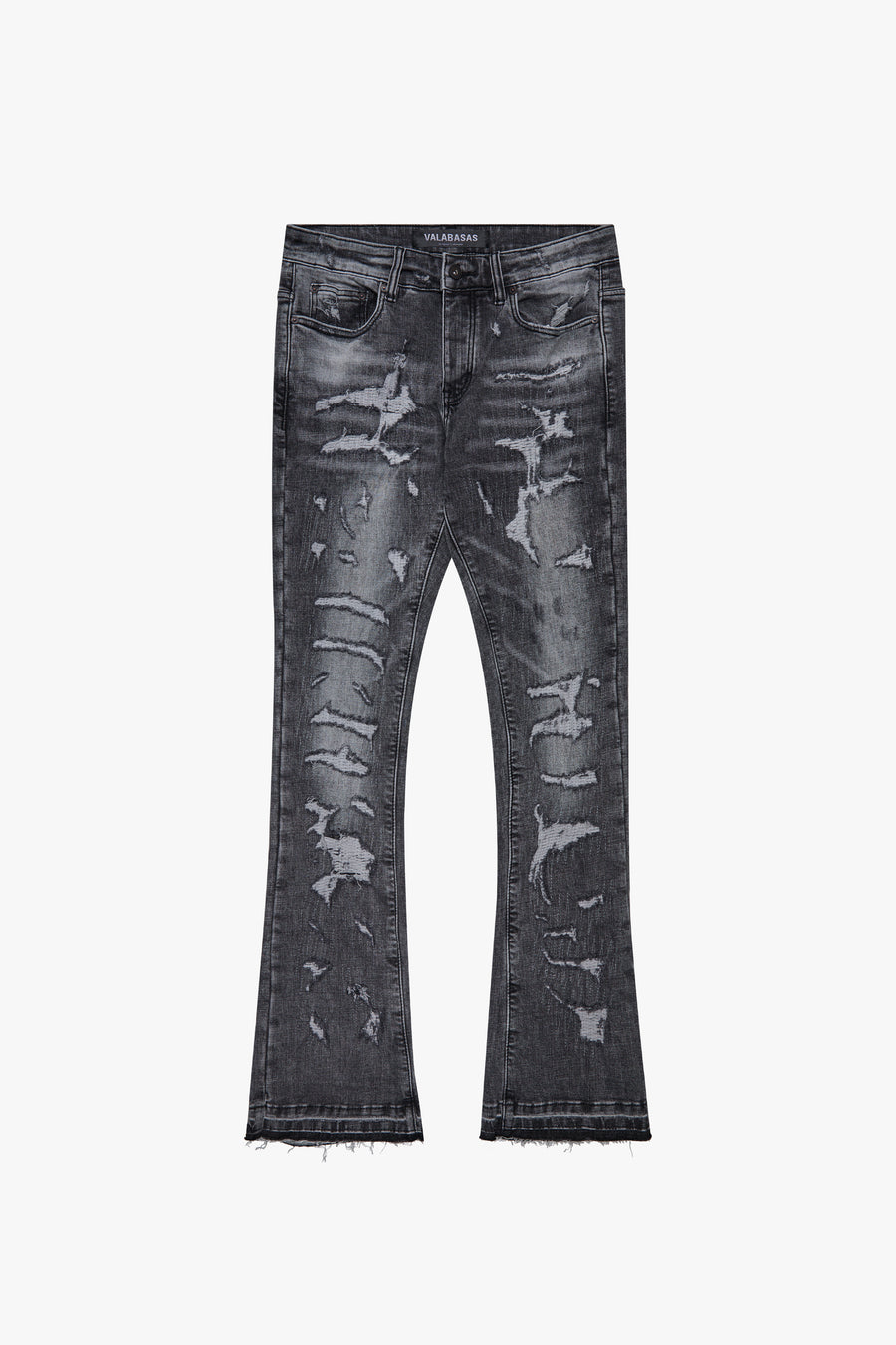 KIDS "FARGOS" - STACKED DENIM GREY WASH