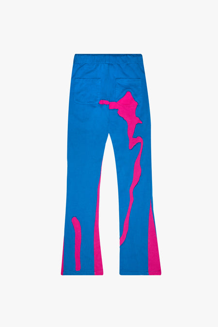 "SERPENTINE" BLUE/PINK PANTS