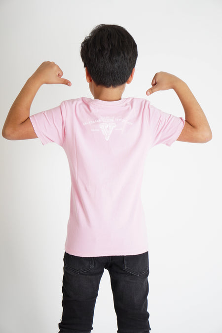 VPLAY TEE “THORNED HEART” VINTAGE PINK