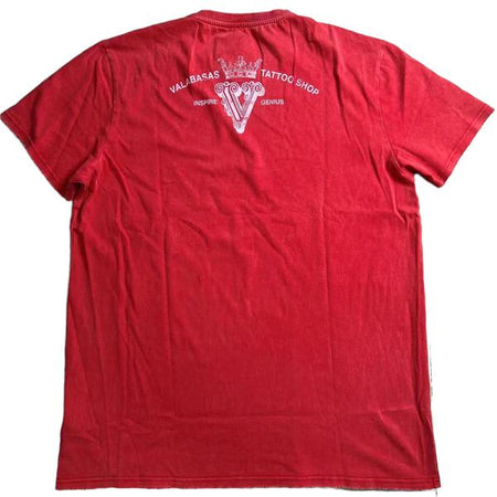 "FACE OFF" VINTAGE RED TEE