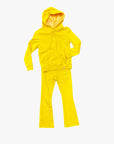 KIDS "VALA-ASCENT" FLEECE SET  LEMON YELLOW