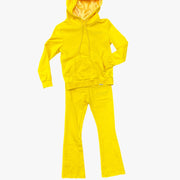 KIDS "VALA-ASCENT" FLEECE SET  LEMON YELLOW