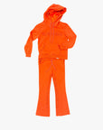 KIDS “VALA-FOCUS” FLEECE SET VINTAGE FLAME ORANGE