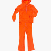 KIDS “VALA-FOCUS” FLEECE SET VINTAGE FLAME ORANGE