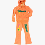 KIDS "TOUCHSTONE" - FLEECE SET PEACH YELLOW