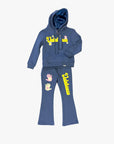 KIDS "TOUCHSTONE" - FLEECE SET NAVY BLUE