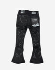 KIDS "RIPTIDE" STACKED DENIM BLACK