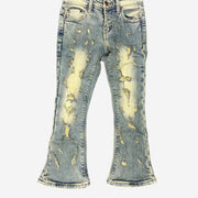 KIDS "RIPTIDE" STACKED DENIM VINTAGE WASH