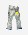 KIDS "VPLAY V-STARS" DENIM STACKED VINTAGE WASH