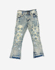 KIDS "VPLAY V-STARS" DENIM STACKED VINTAGE WASH