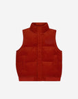 KIDS “ROOK” PUFFER VEST TANGERINE