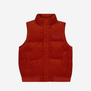 KIDS “ROOK” PUFFER VEST TANGERINE