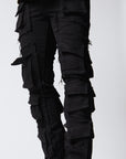 "POCKETEER" BLACK SKINNY JEAN