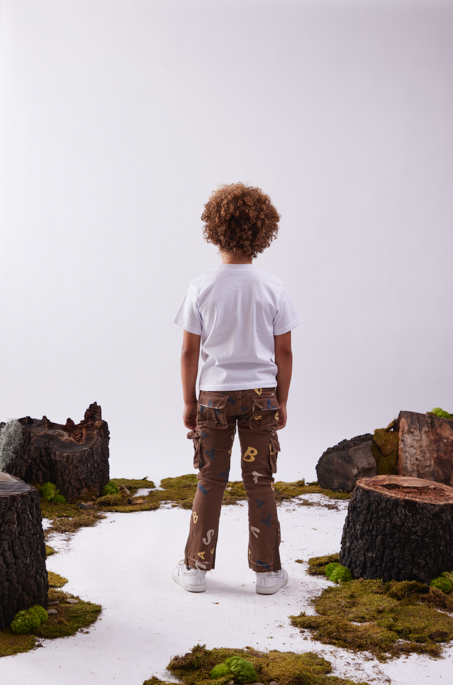 VPLAY KIDS JEANS "PUZZLED " BROWN V CAMO