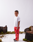 VPLAY KIDS JEANS "PUZZLED " RED V CAMO