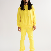 "VALA-ASCENT" VINTAGE LEMON YELLOW FLEECE SET