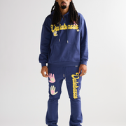 "TOUCHSTONE" NAVY/BLUE FLEECE SET