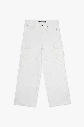 Rivet White Baggy