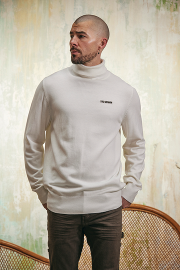 "PRESTANZA" GREY TURTLE NECK