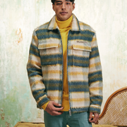 "PIONEER" GRASS/GREEN MOHAIR JACKET