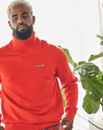 "PRESTANZA" RED TURTLE NECK