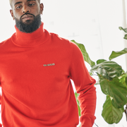 "PRESTANZA" RED TURTLE NECK