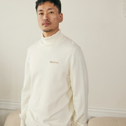 "PRESTANZA" WHITE TURTLE NECK TEE