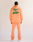 "TOUCHSTONE" PEACH/YELLOW FLEECE SET