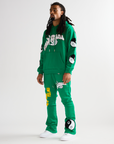 "BALANCED" FLEECE SET GREEN