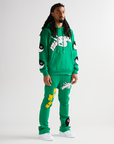 "BALANCED" FLEECE SET GREEN