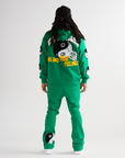 "BALANCED" FLEECE SET GREEN