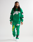 "BALANCED" FLEECE SET GREEN