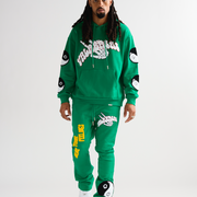 "BALANCED" FLEECE SET GREEN