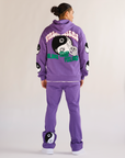 "BALANCED" FLEECE SET PURPLE