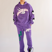 "BALANCED" FLEECE SET PURPLE