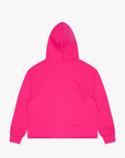 "STEEL" PINK CROPPED HOODIE