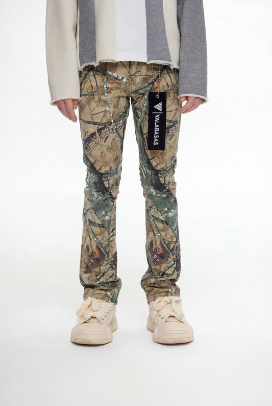 Kids Hazard Stacked Forest Camo