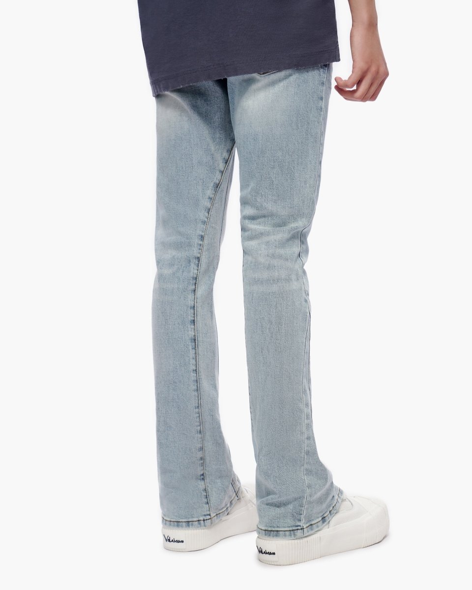 Mr. Stacked Denim Jeans — Blue | VALABASAS – Valabasas