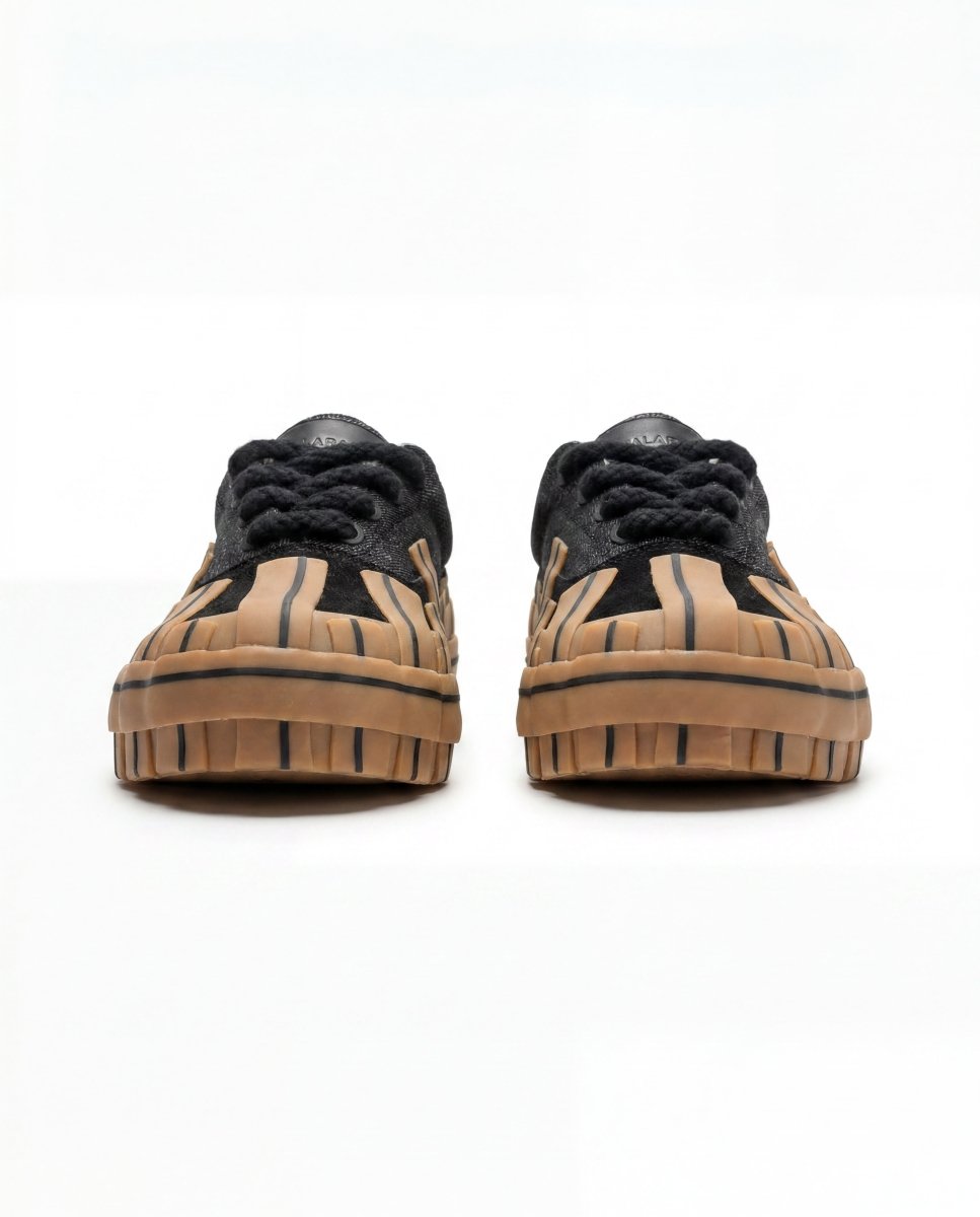 Yuratsu 200 Sneakers — Black Denim Gum | VALABASAS – Valabasas