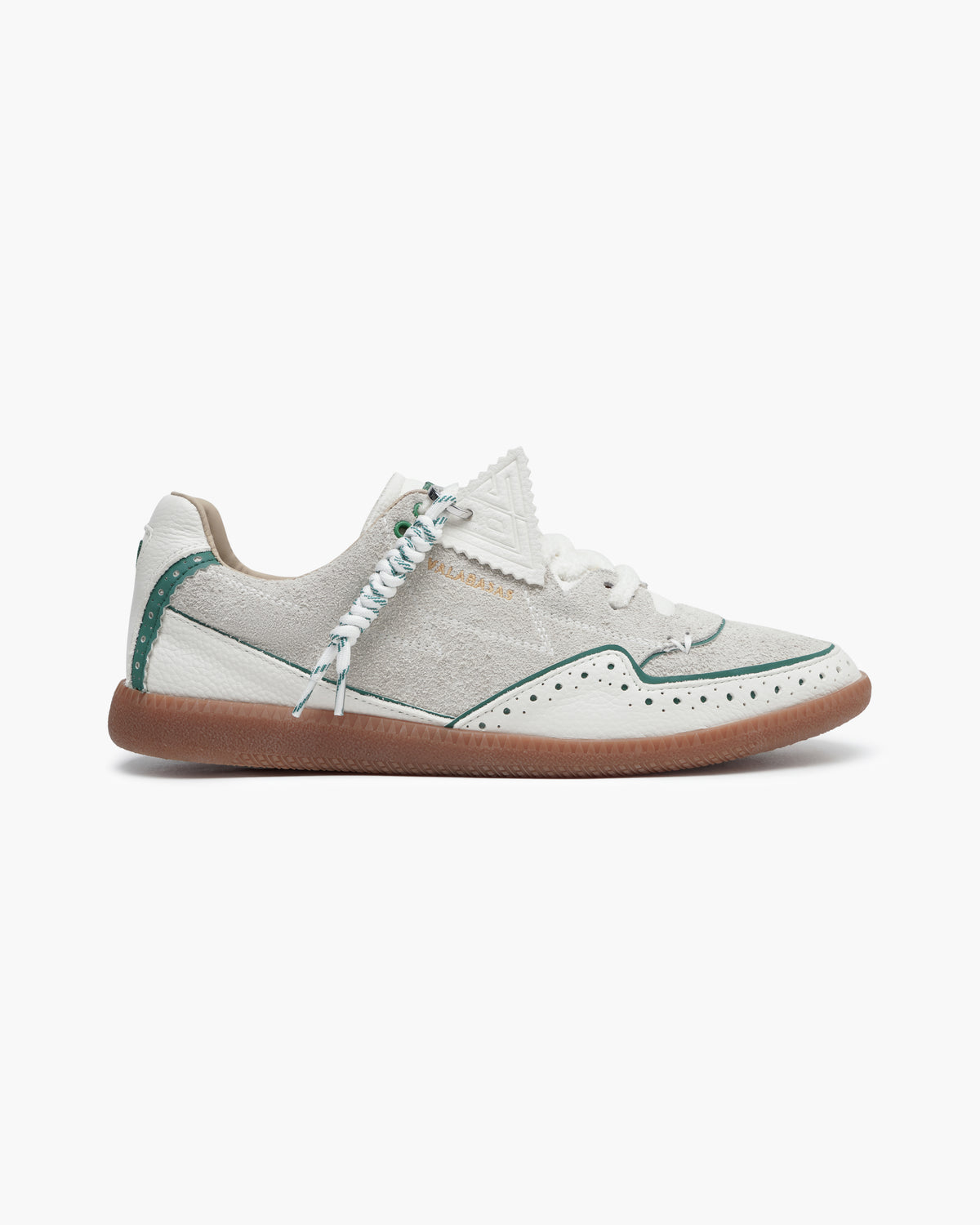 Abel 100 Creme Green Shoes