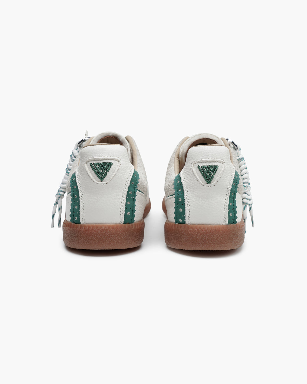 Abel 100 Creme Green Shoes