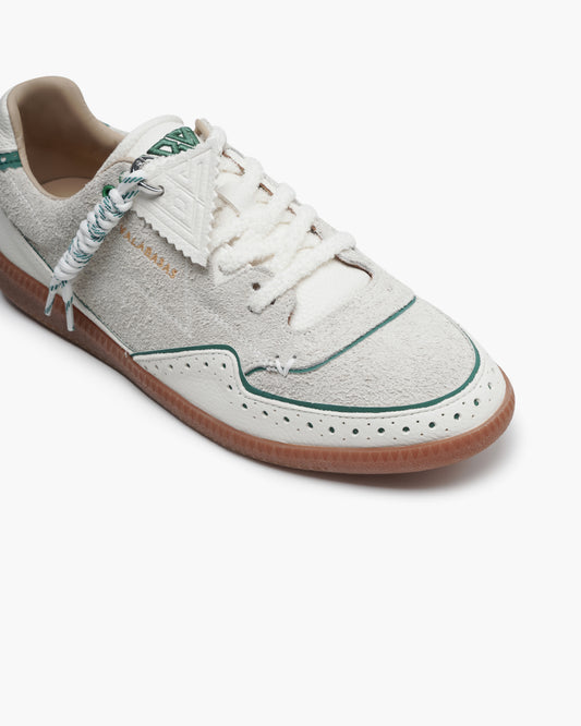 Abel 100 Creme Green Shoes