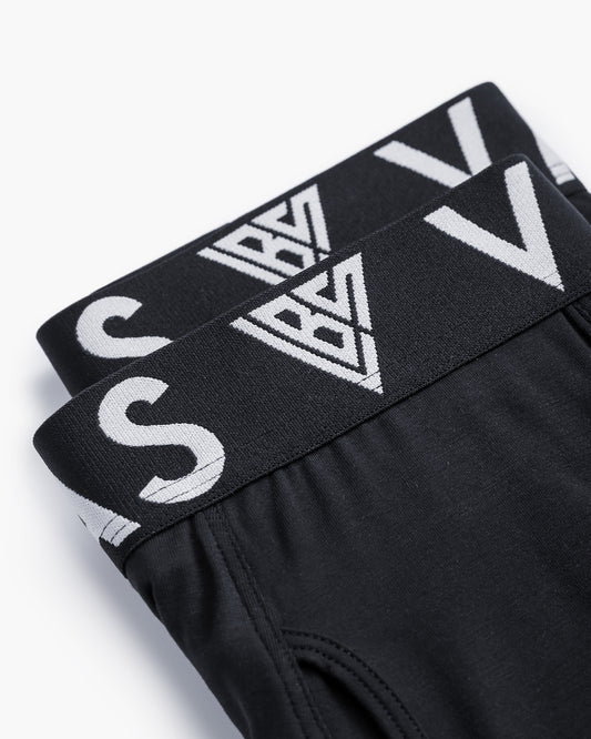 Single Pack Essential Modal Boxer Brief Black