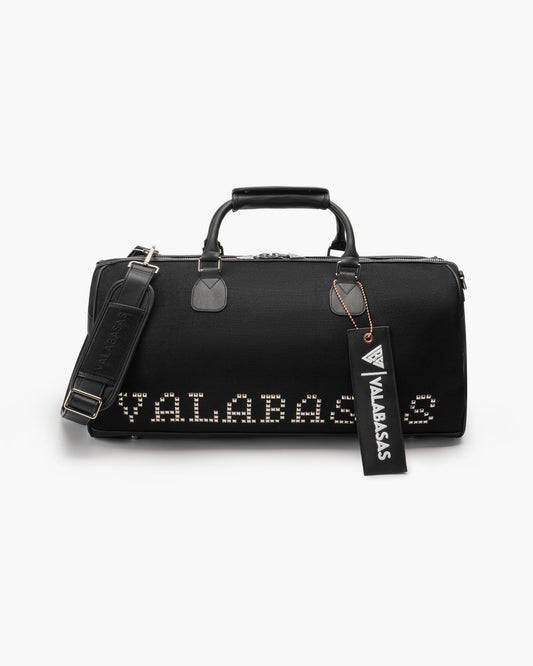 Punked Black Travel Duffle Bag
