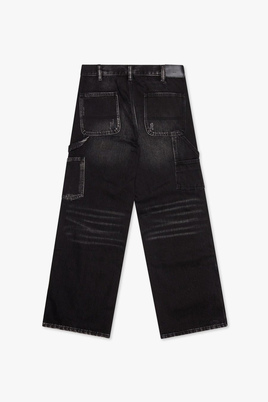 "INGENUITY"  BLACK WASHED BAGGY JEAN